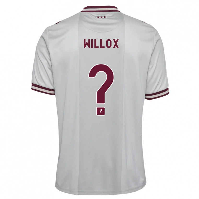 Danxen Homem Camisola Harry Willox #0 Branco Borgonha Alternativa 2026/27 Camisa Brasil