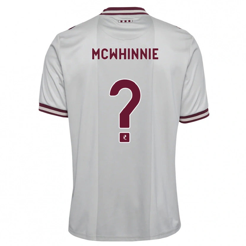 Danxen Homem Camisola Zac Mcwhinnie #0 Branco Borgonha Alternativa 2026/27 Camisa Brasil