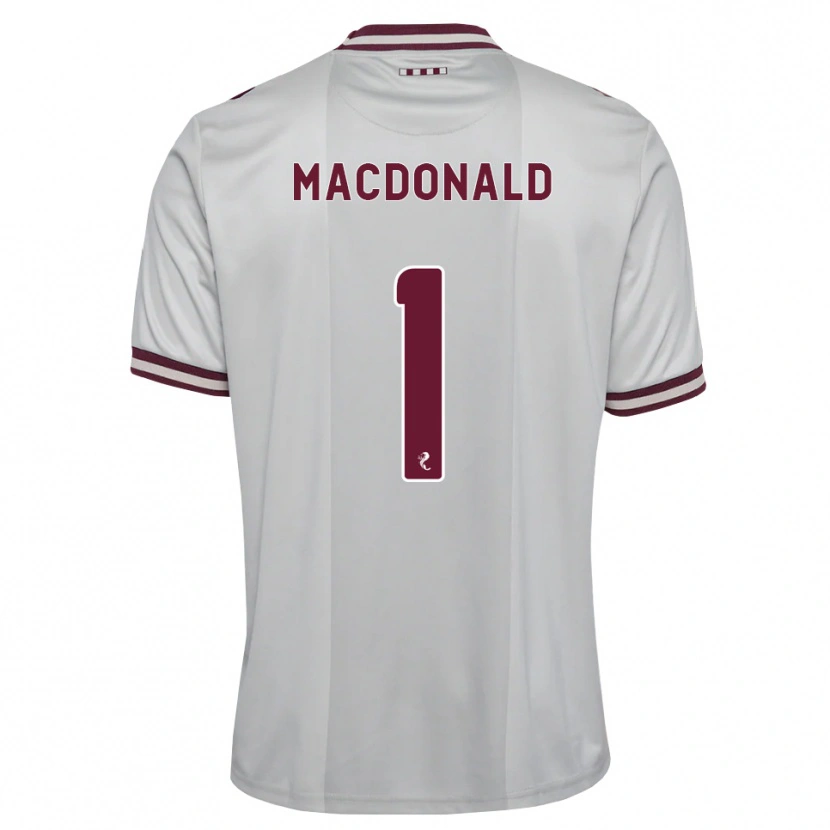 Danxen Homem Camisola Jamie Macdonald #1 Branco Borgonha Alternativa 2026/27 Camisa Brasil