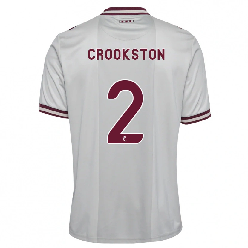 Danxen Homem Camisola Gregor Crookston #2 Branco Borgonha Alternativa 2026/27 Camisa Brasil
