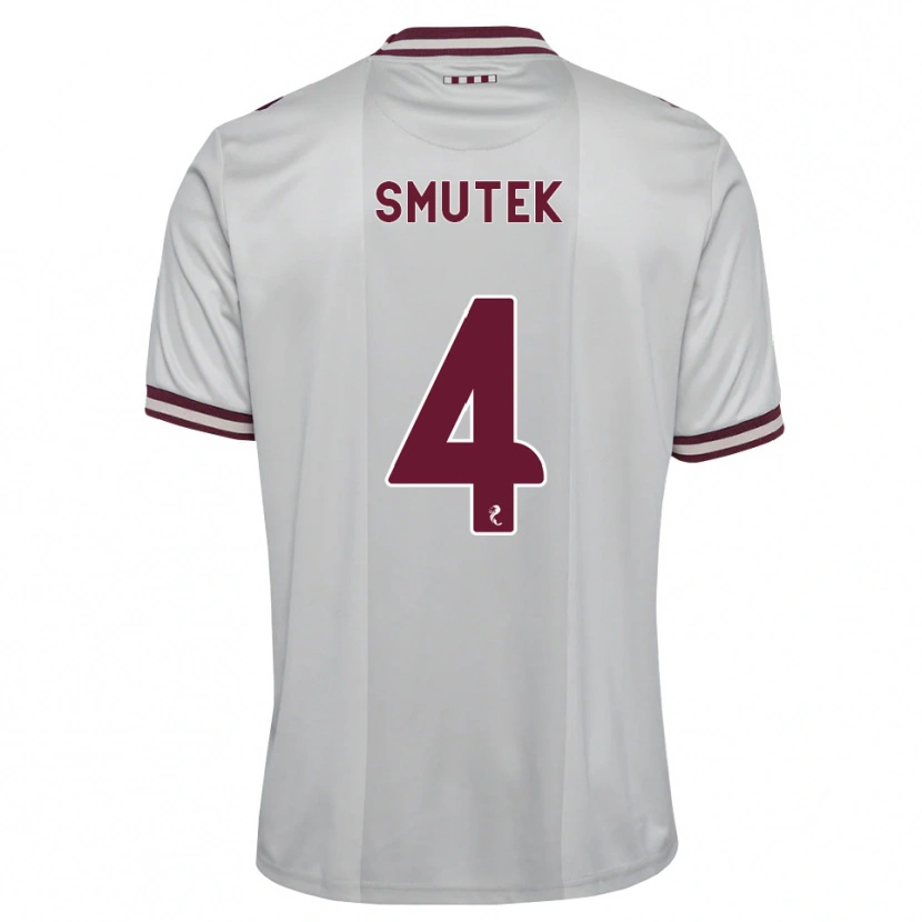 Danxen Homem Camisola Kai Smutek #4 Branco Borgonha Alternativa 2026/27 Camisa Brasil