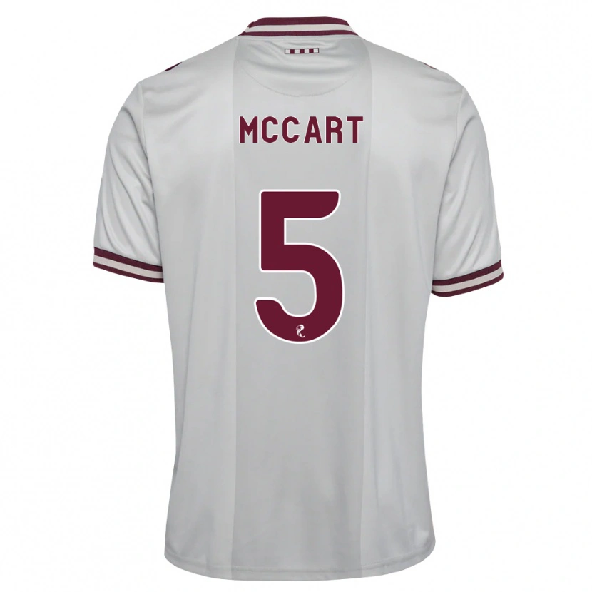 Danxen Homem Camisola Jamie Mccart #5 Branco Borgonha Alternativa 2026/27 Camisa Brasil