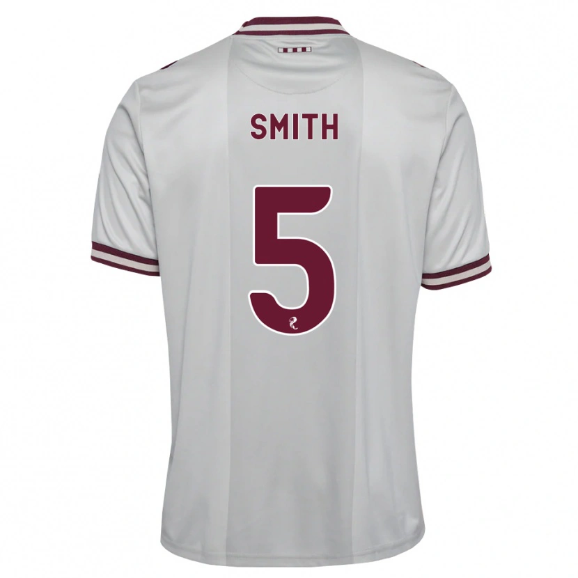 Danxen Homem Camisola Lucas Smith #5 Branco Borgonha Alternativa 2026/27 Camisa Brasil