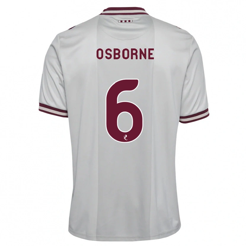 Danxen Homem Camisola Alfie Osborne #6 Branco Borgonha Alternativa 2026/27 Camisa Brasil