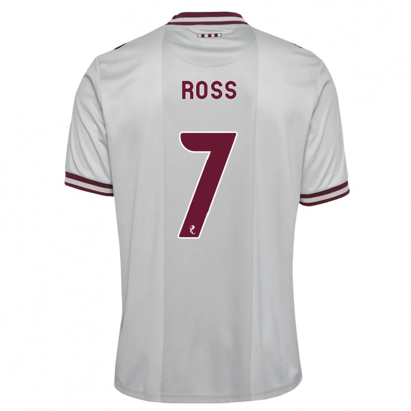 Danxen Homem Camisola Mackenzie Ross #7 Branco Borgonha Alternativa 2026/27 Camisa Brasil