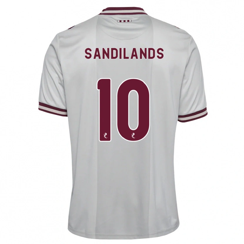 Danxen Homem Camisola Callum Sandilands #10 Branco Borgonha Alternativa 2026/27 Camisa Brasil