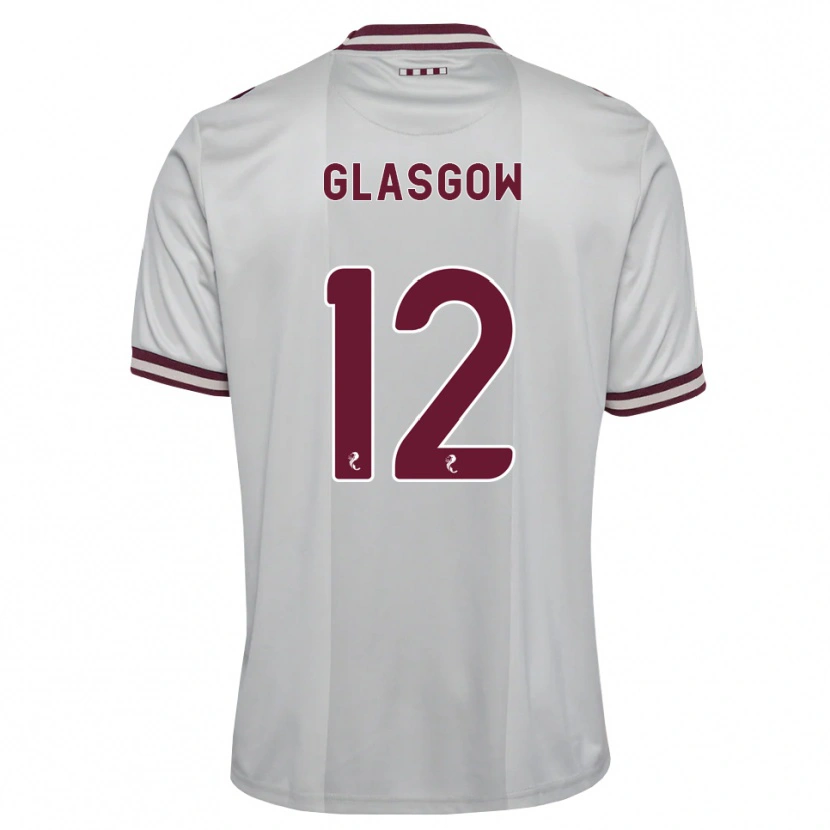 Danxen Homem Camisola Euan Glasgow #12 Branco Borgonha Alternativa 2026/27 Camisa Brasil