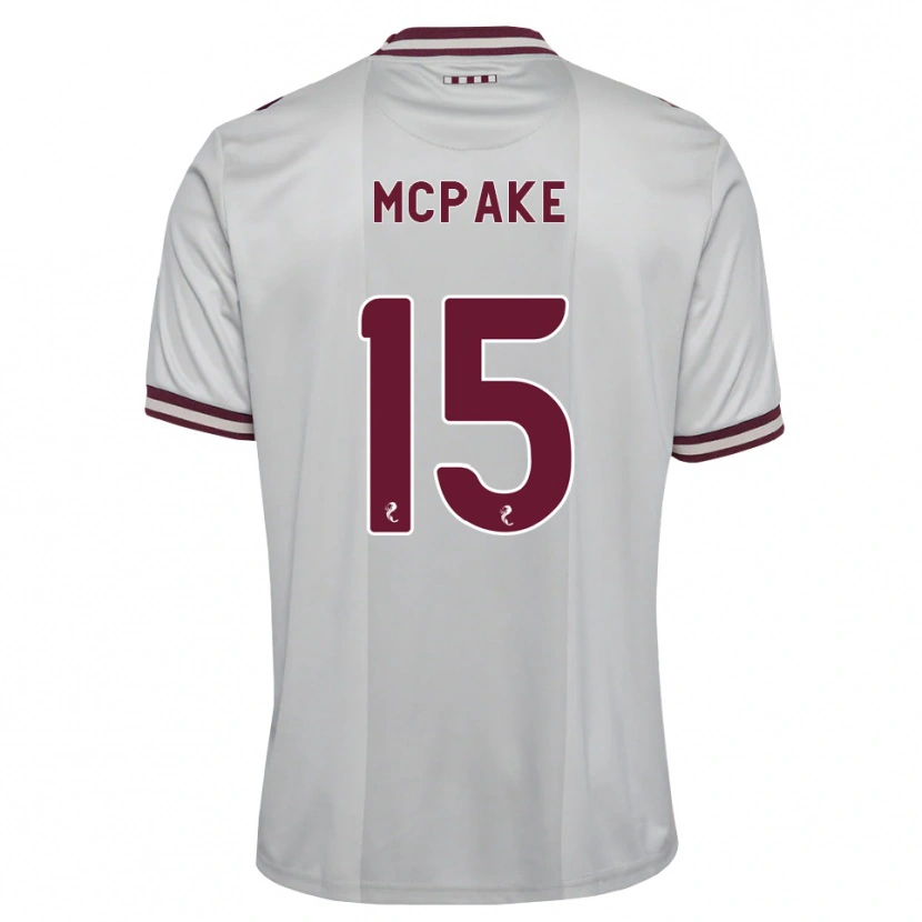 Danxen Homem Camisola Josh Mcpake #15 Branco Borgonha Alternativa 2026/27 Camisa Brasil