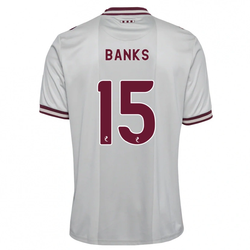 Danxen Homem Camisola Euan Banks #15 Branco Borgonha Alternativa 2026/27 Camisa Brasil