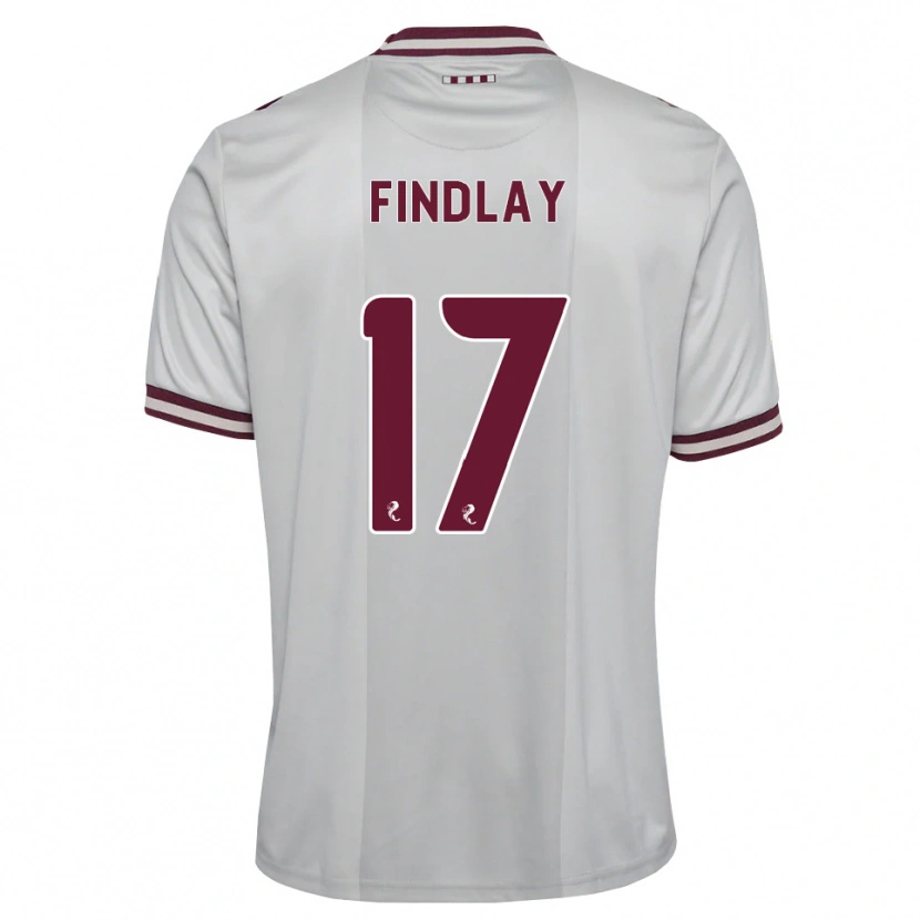 Danxen Homem Camisola Stuart Findlay #17 Branco Borgonha Alternativa 2026/27 Camisa Brasil