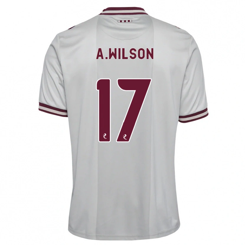 Danxen Homem Camisola Alfie Wilson #17 Branco Borgonha Alternativa 2026/27 Camisa Brasil