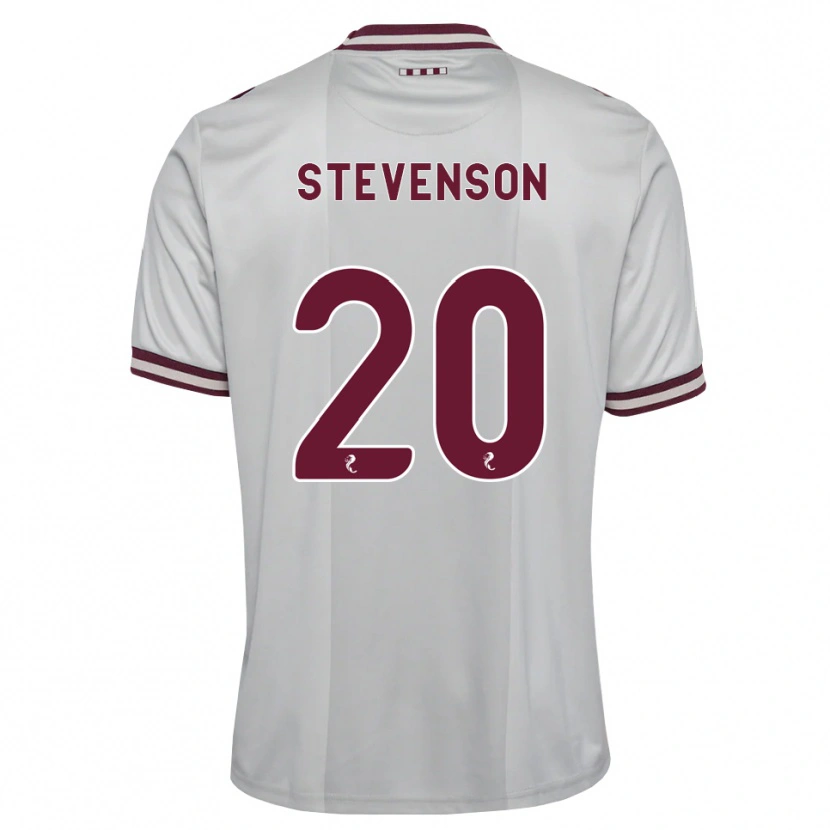 Danxen Homem Camisola Gus Stevenson #20 Branco Borgonha Alternativa 2026/27 Camisa Brasil