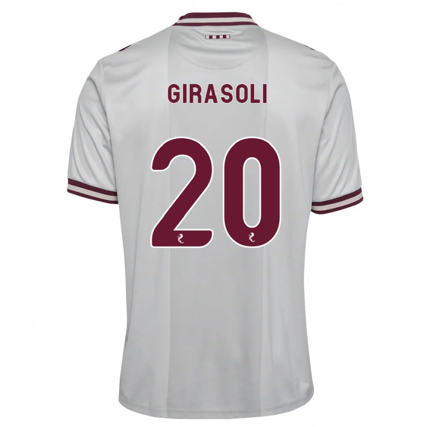Danxen Homem Camisola Carly Girasoli #20 Branco Borgonha Alternativa 2026/27 Camisa Brasil