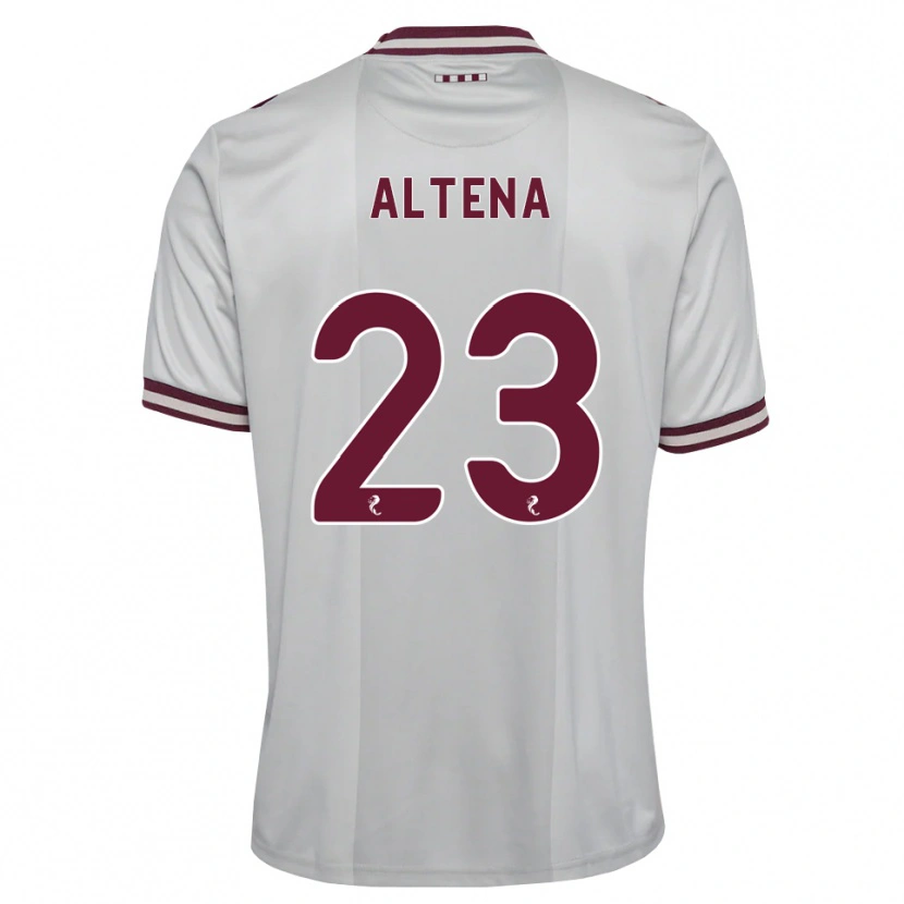 Danxen Homem Camisola Jordi Altena #23 Branco Borgonha Alternativa 2026/27 Camisa Brasil