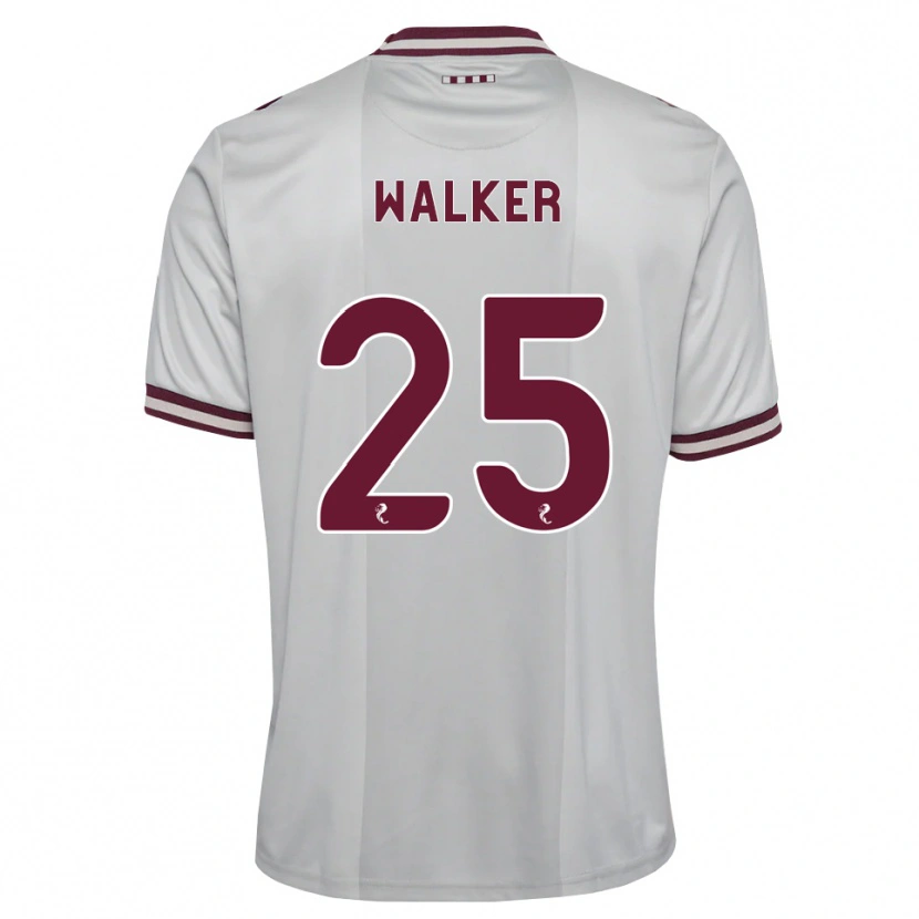 Danxen Homem Camisola Liam Walker #25 Branco Borgonha Alternativa 2026/27 Camisa Brasil