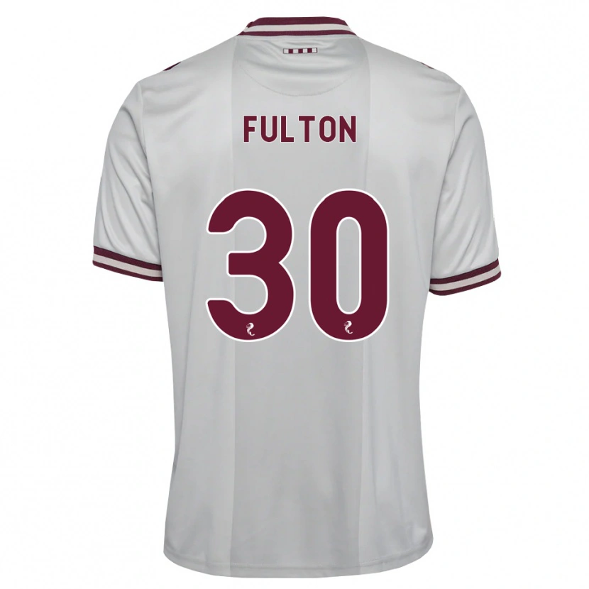 Danxen Homem Camisola Ryan Fulton #30 Branco Borgonha Alternativa 2026/27 Camisa Brasil