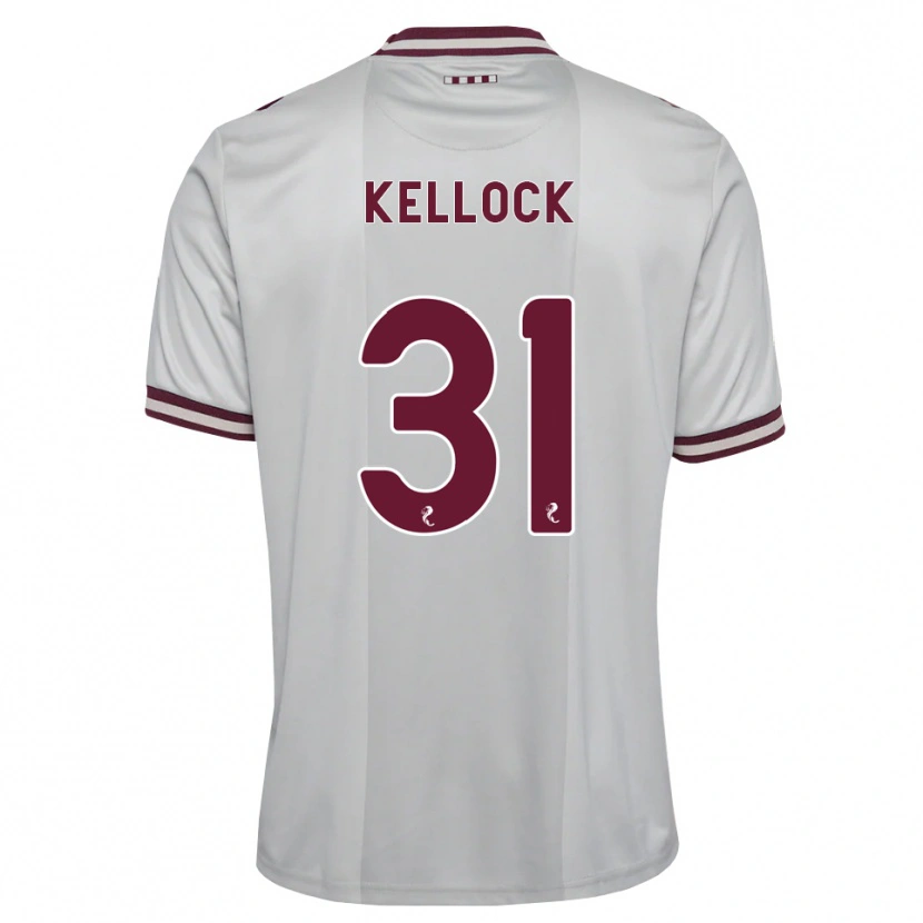 Danxen Homem Camisola Peter Kellock #31 Branco Borgonha Alternativa 2026/27 Camisa Brasil