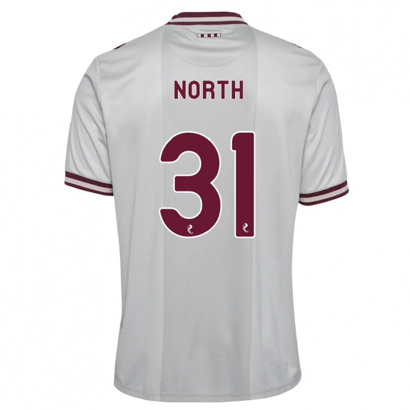 Danxen Homem Camisola Tommy North #31 Branco Borgonha Alternativa 2026/27 Camisa Brasil