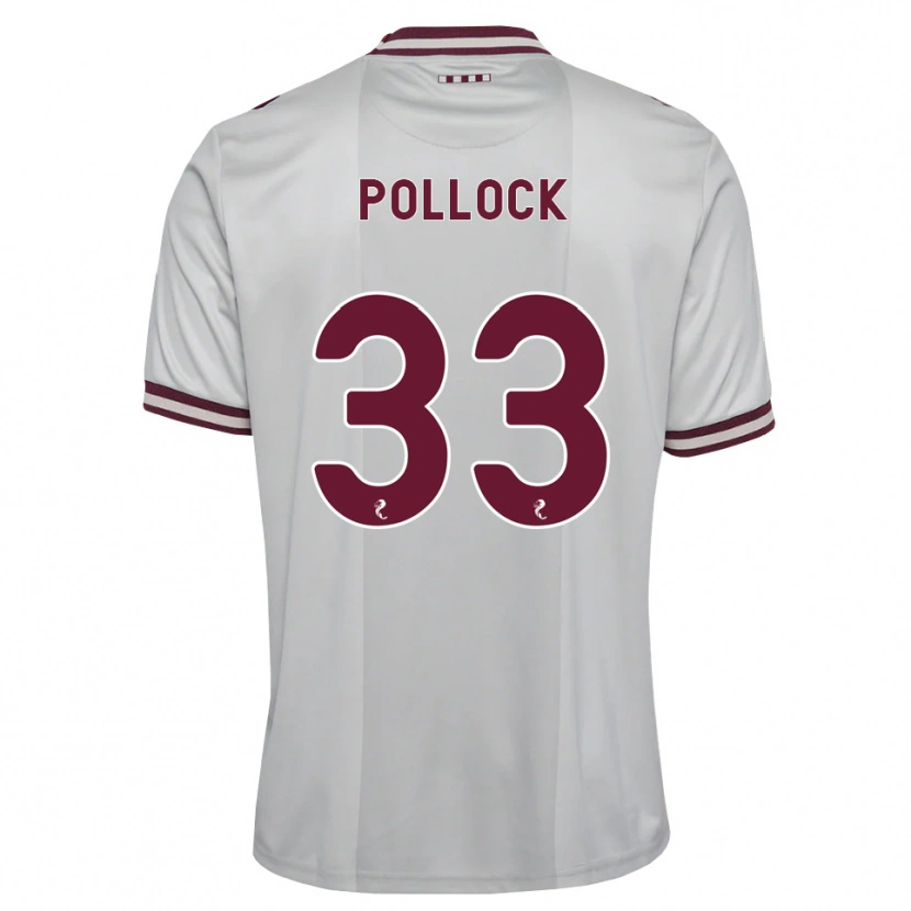 Danxen Homem Camisola Finlay Pollock #33 Branco Borgonha Alternativa 2026/27 Camisa Brasil
