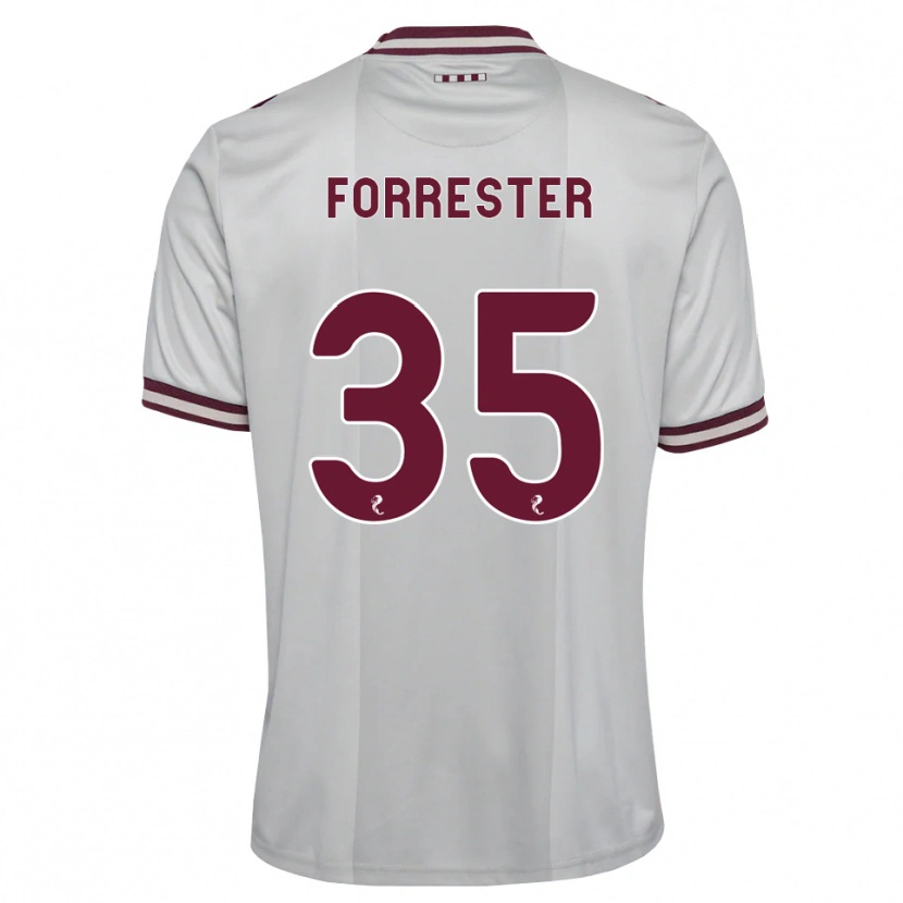 Danxen Homem Camisola Adam Forrester #35 Branco Borgonha Alternativa 2026/27 Camisa Brasil