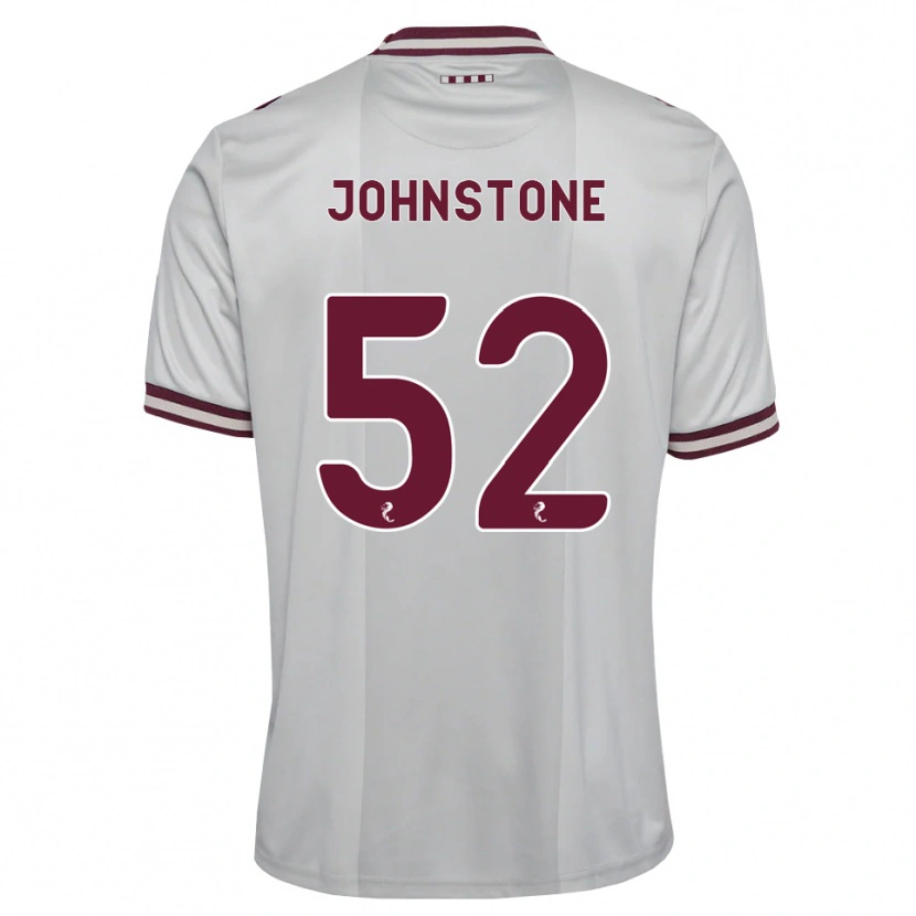 Danxen Homem Camisola Rachael Johnstone #52 Branco Borgonha Alternativa 2026/27 Camisa Brasil