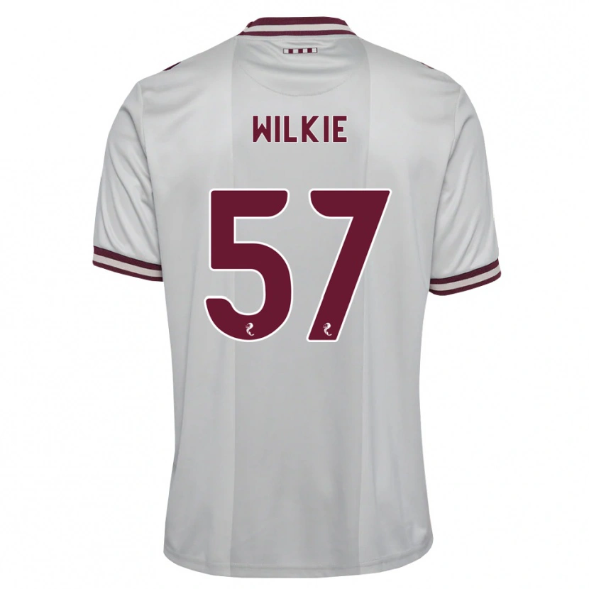 Danxen Homem Camisola Coupar Wilkie #57 Branco Borgonha Alternativa 2026/27 Camisa Brasil