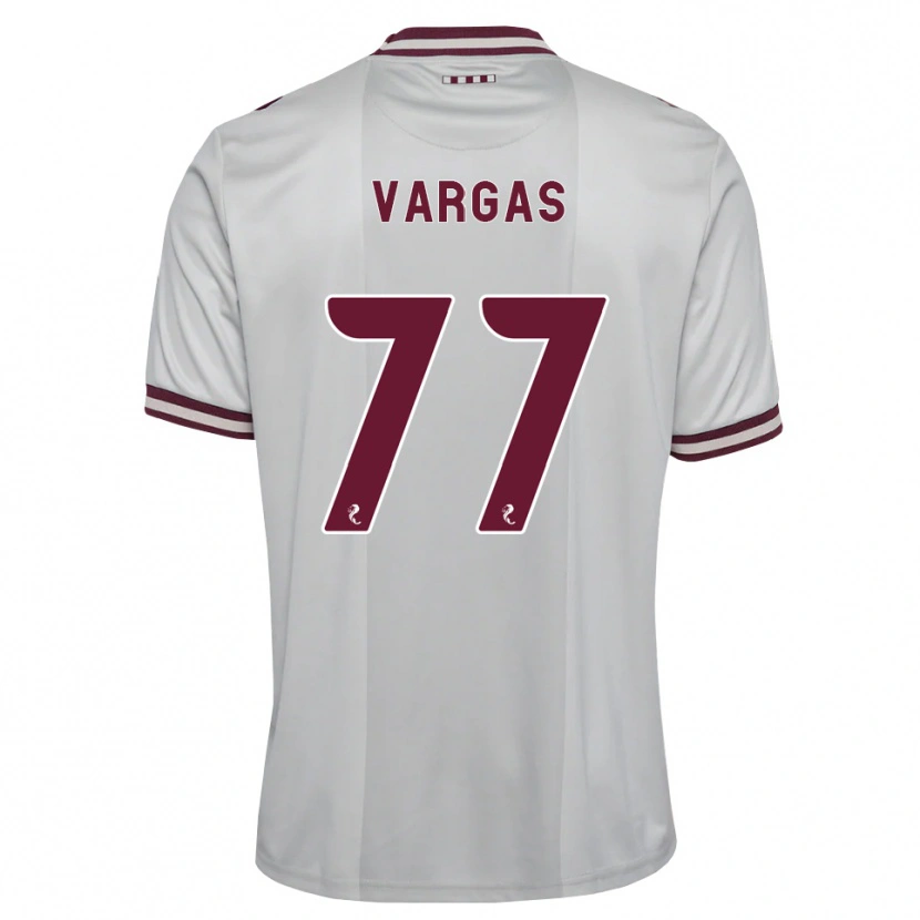 Danxen Homem Camisola Kenneth Vargas #77 Branco Borgonha Alternativa 2026/27 Camisa Brasil