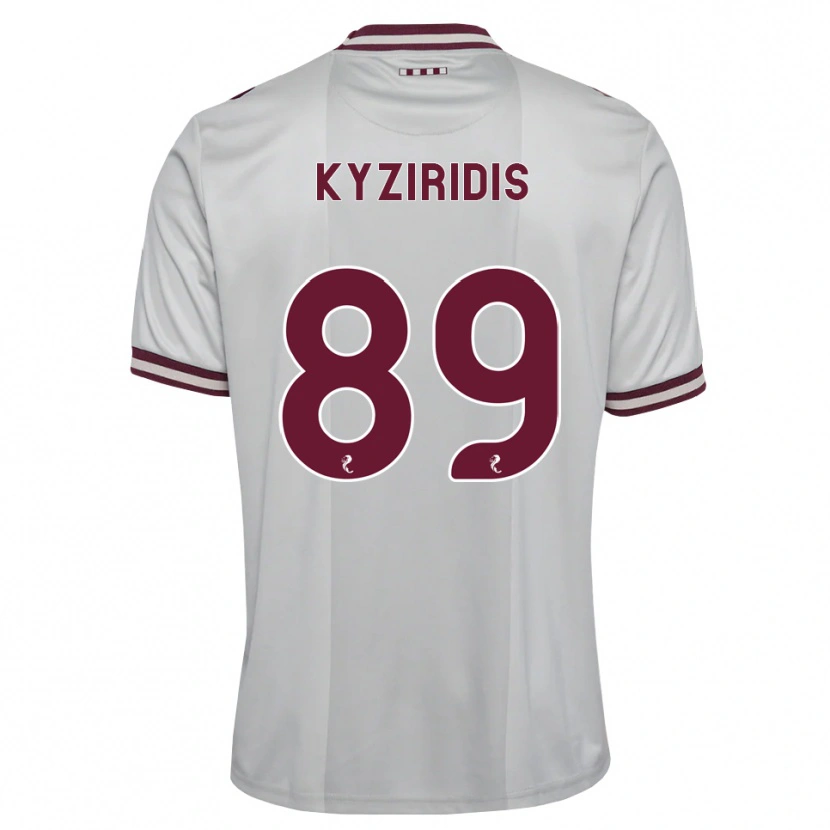 Danxen Homem Camisola Alexandros Kyziridis #89 Branco Borgonha Alternativa 2026/27 Camisa Brasil
