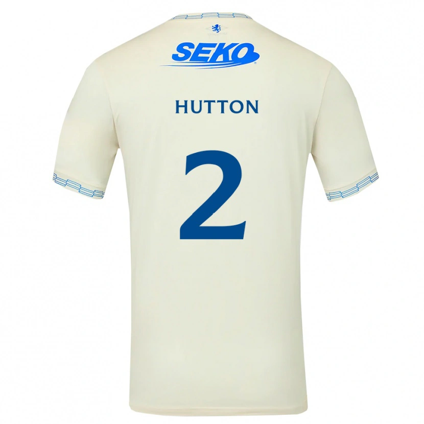 Danxen Homem Camisola Ben Hutton #2 Azul Céu Profundo Branco Alternativa 2026/27 Camisa Brasil