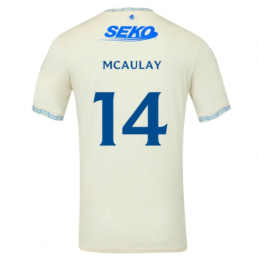 Danxen Homem Camisola Mia Mcaulay #14 Azul Céu Profundo Branco Alternativa 2026/27 Camisa Brasil