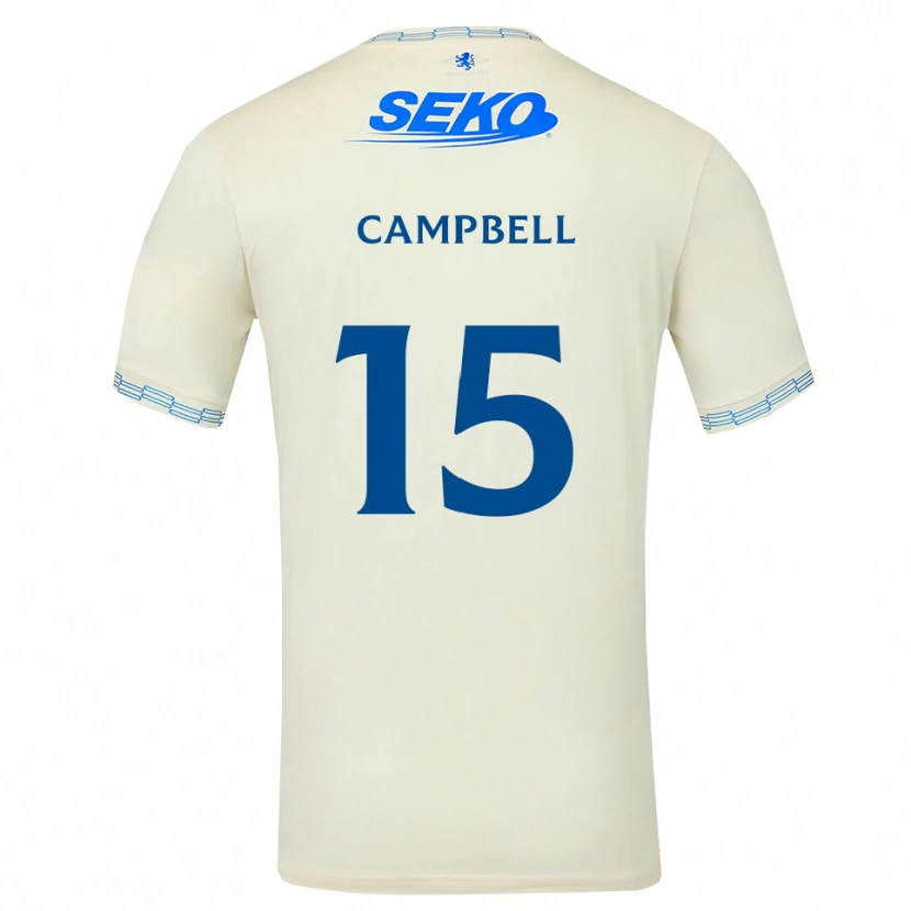 Danxen Homem Camisola Connor Campbell #15 Azul Céu Profundo Branco Alternativa 2026/27 Camisa Brasil