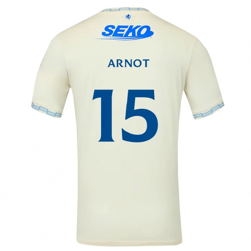Danxen Homem Camisola Elizabeth Arnot #15 Azul Céu Profundo Branco Alternativa 2026/27 Camisa Brasil