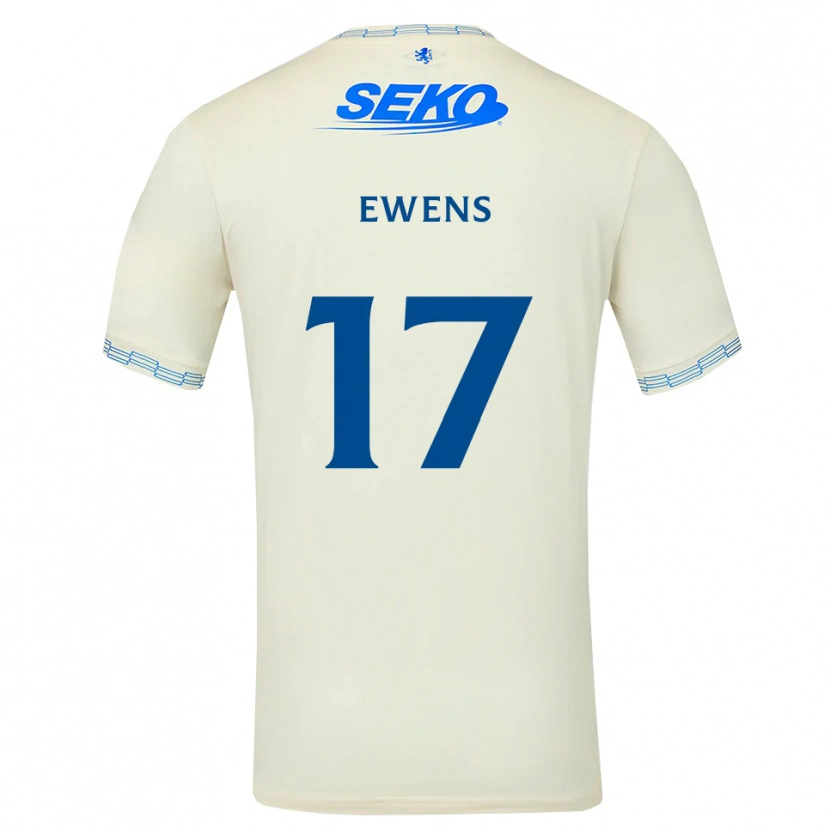 Danxen Homem Camisola Sarah Ewens #17 Azul Céu Profundo Branco Alternativa 2026/27 Camisa Brasil