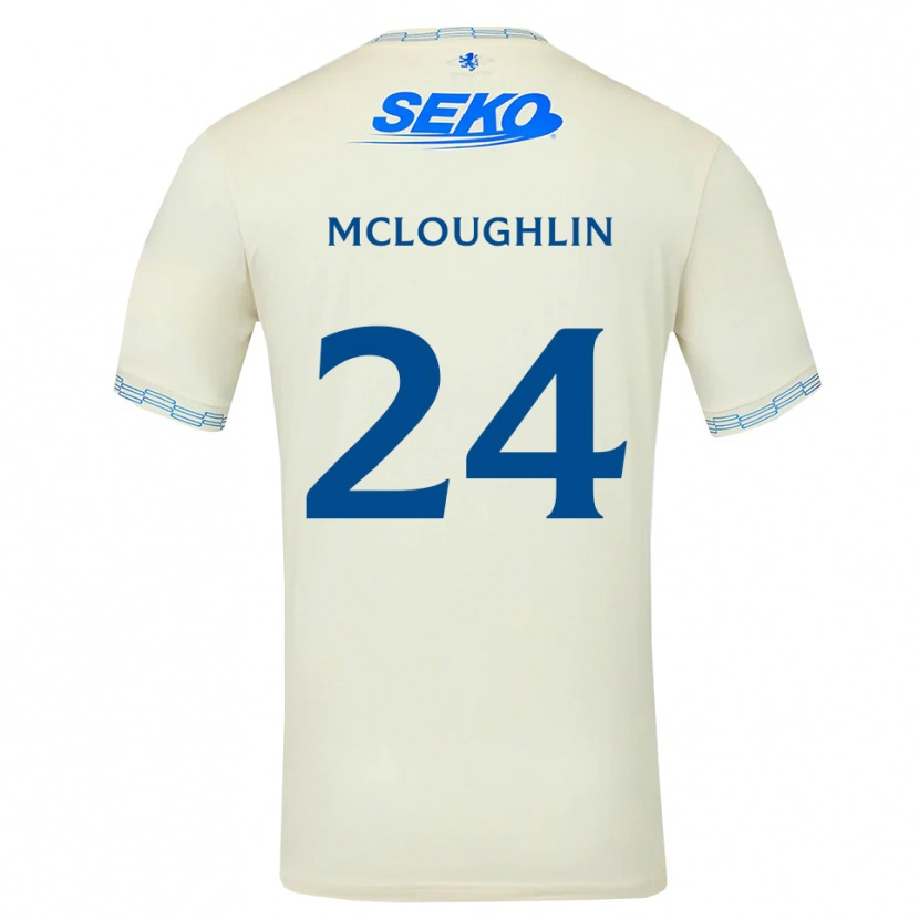 Danxen Homem Camisola Olivia Mcloughlin #24 Azul Céu Profundo Branco Alternativa 2026/27 Camisa Brasil