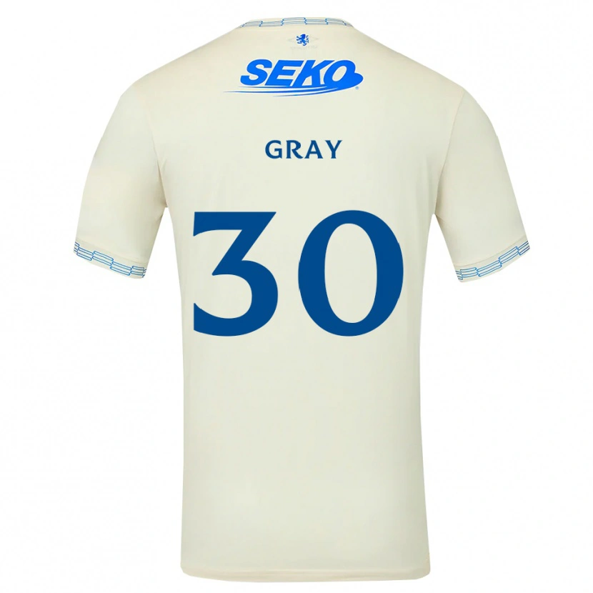 Danxen Homem Camisola Georgia Gray #30 Azul Céu Profundo Branco Alternativa 2026/27 Camisa Brasil