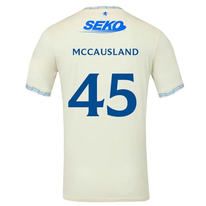 Danxen Homem Camisola Ross Mccausland #45 Azul Céu Profundo Branco Alternativa 2026/27 Camisa Brasil