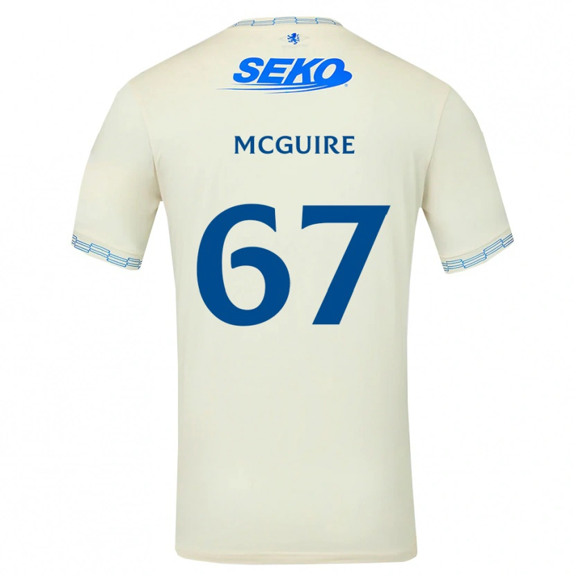 Danxen Homem Camisola Rydnn Mcguire #67 Azul Céu Profundo Branco Alternativa 2026/27 Camisa Brasil