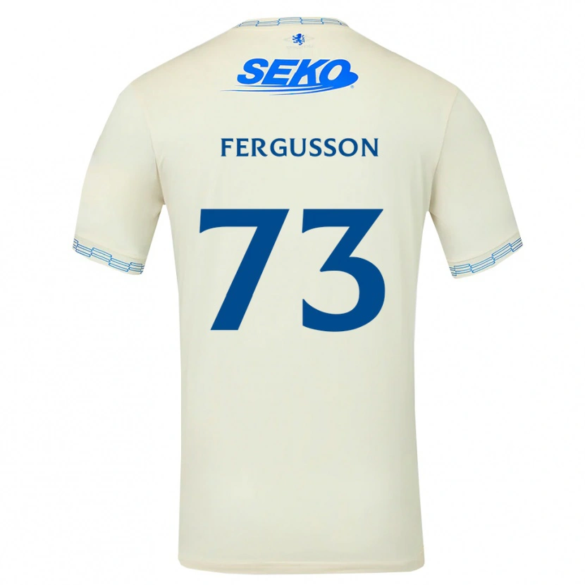 Danxen Homem Camisola Coben Fergusson #73 Azul Céu Profundo Branco Alternativa 2026/27 Camisa Brasil