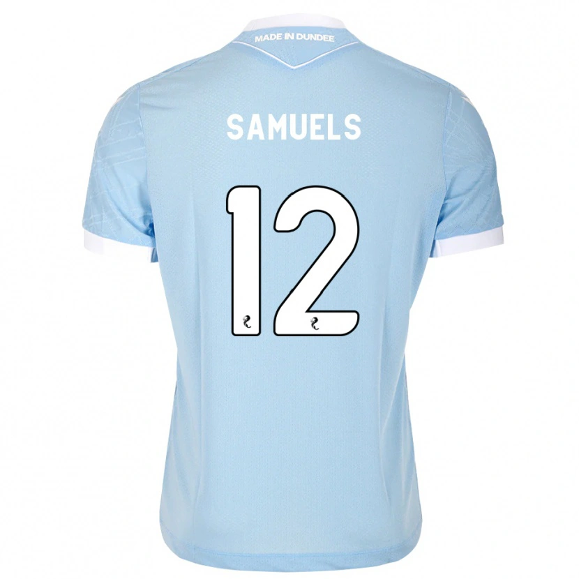 Danxen Homem Camisola Imari Samuels #12 Azul Céu Claro Branco Alternativa 2026/27 Camisa Brasil