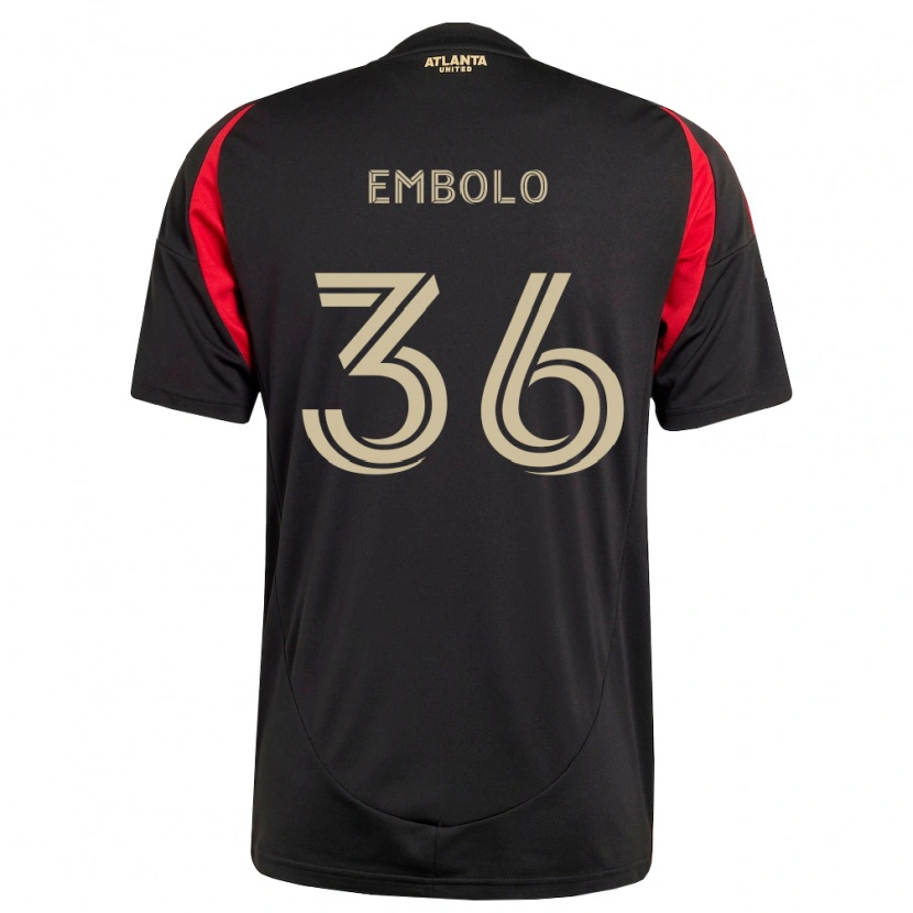 Danxen Homem Camisola Breel Embolo #36 Preto Vermelho Principal 2026/27 Camisa Brasil