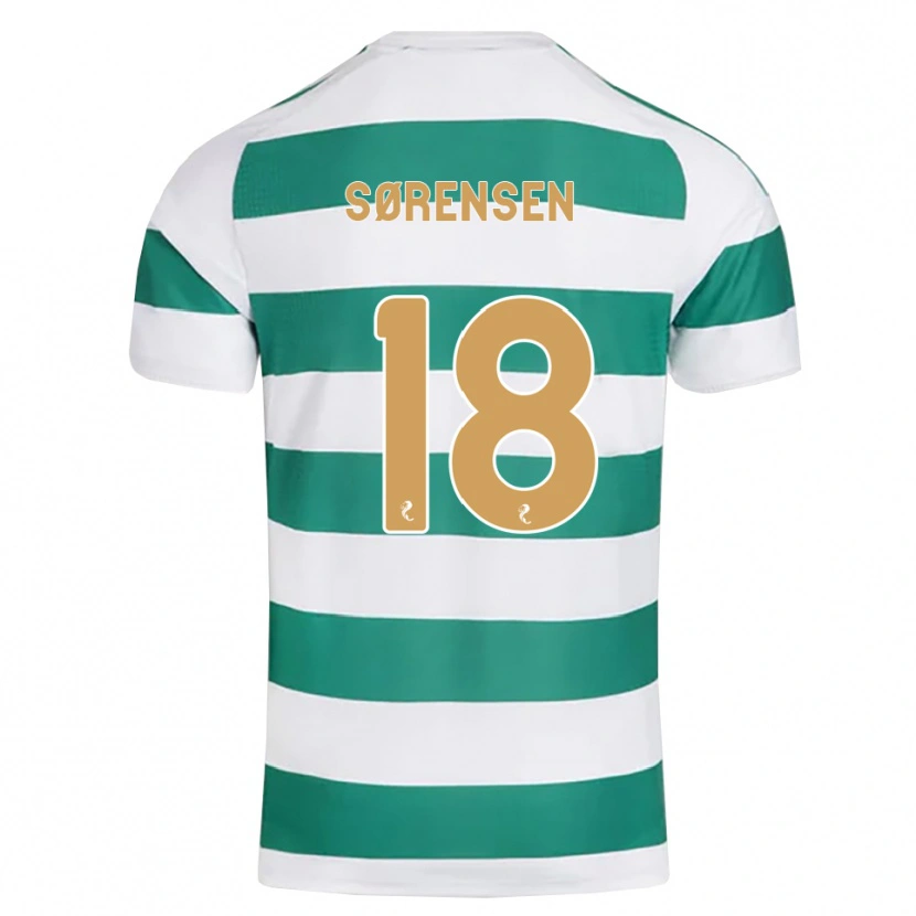 Danxen Homem Camisola Oliver Sørensen #18 Ciano Escuro Branco Principal 2026/27 Camisa Brasil