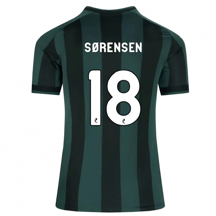 Danxen Homem Camisola Oliver Sørensen #18 Cinza Ardósia Escuro Preto Alternativa 2026/27 Camisa Brasil