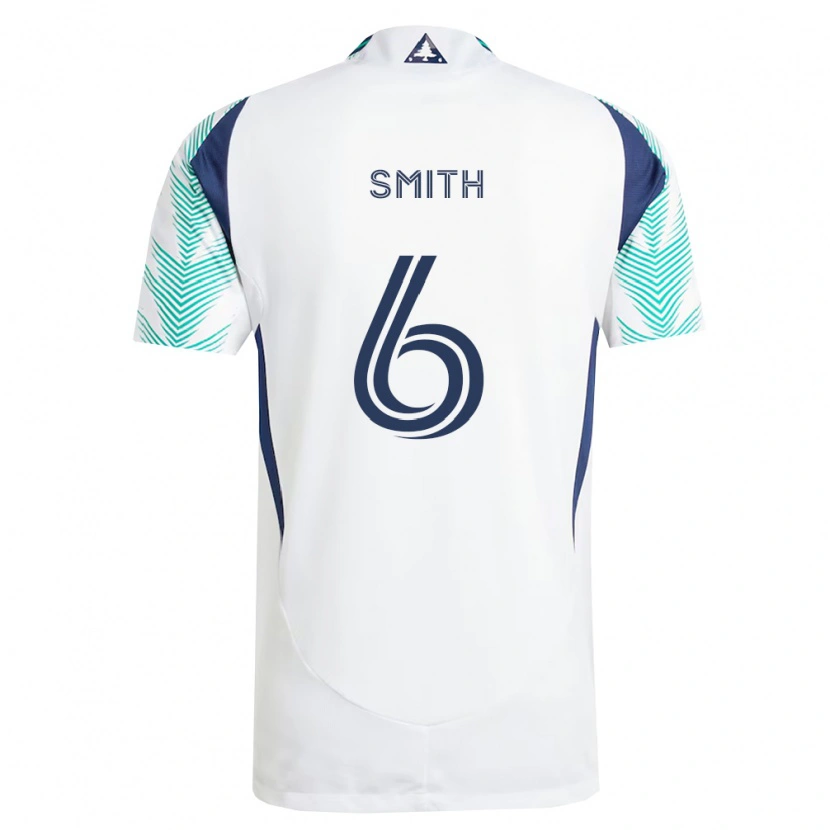 Danxen Homem Camisola Tylon Smith #6 Branco Azul Marinho Verde Claro Alternativa 2026/27 Camisa Brasil