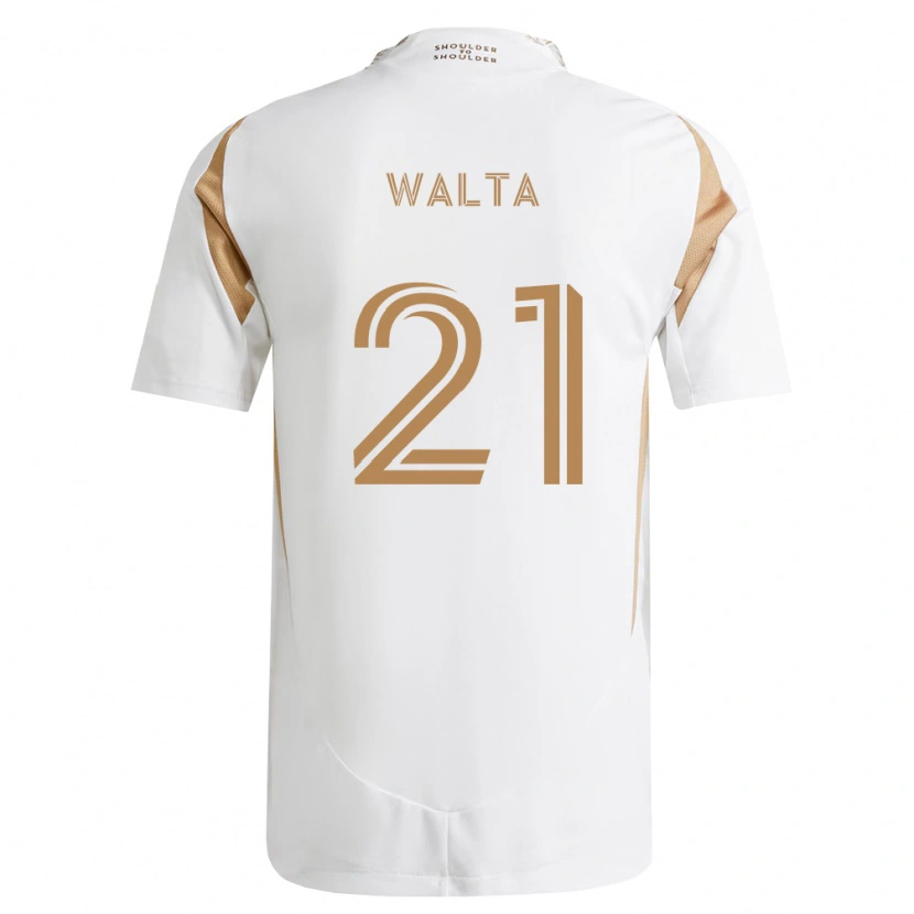 Danxen Homem Camisola Leo Walta #21 Branco Marrom Alternativa 2026/27 Camisa Brasil