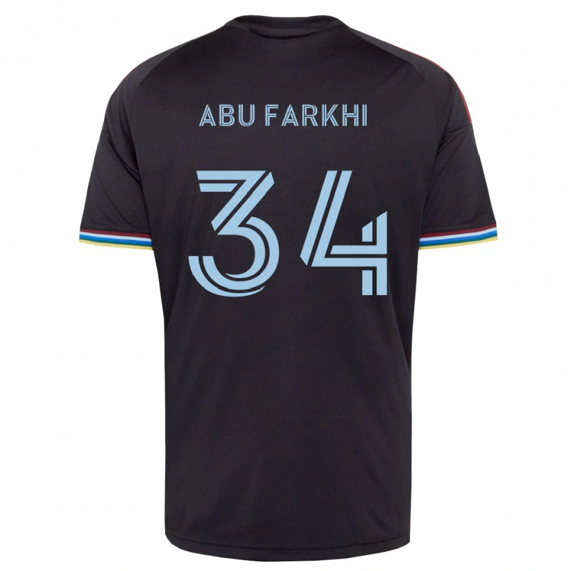 Danxen Homem Camisola Sayed Abu Farkhi #34 Preto Azul Celeste Principal 2026/27 Camisa Brasil