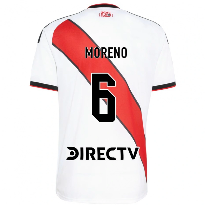 Danxen Mulher Camisola Aníbal Moreno #6 Vermelho Branco Preto Principal 2026/27 Camisa Brasil