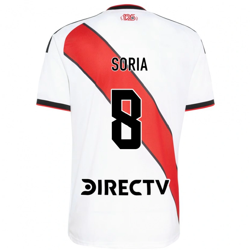 Danxen Mulher Camisola Maximiliano Soria #8 Vermelho Branco Preto Principal 2026/27 Camisa Brasil