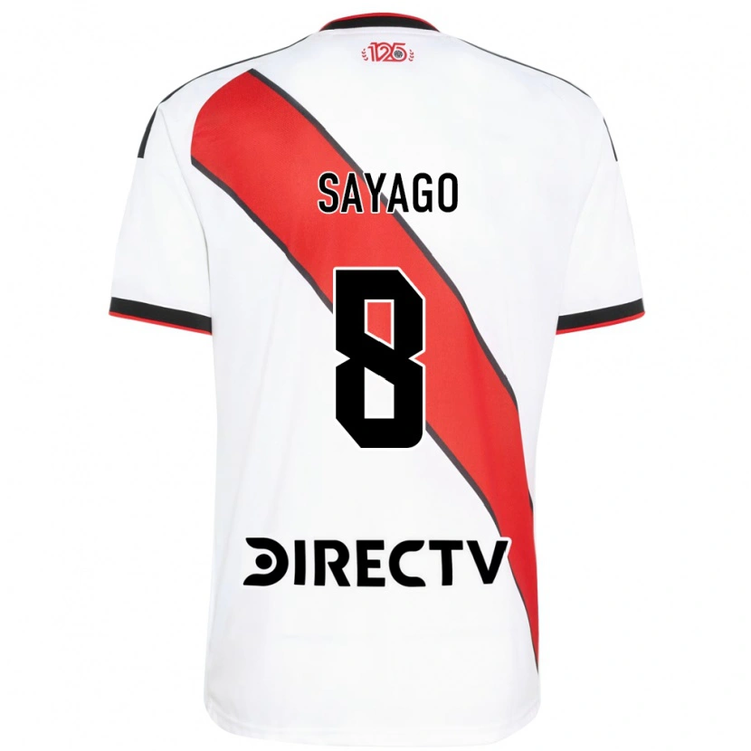 Danxen Mulher Camisola Valentín Sayago #8 Vermelho Branco Preto Principal 2026/27 Camisa Brasil