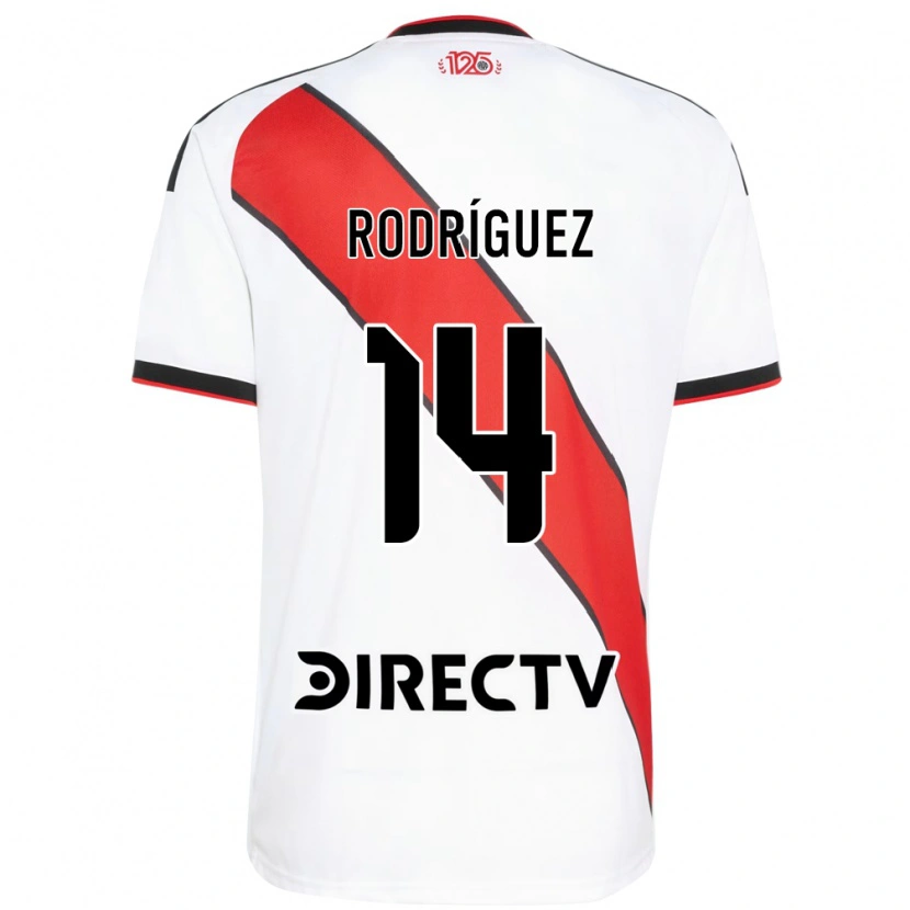 Danxen Mulher Camisola Benjamín Rodríguez #14 Vermelho Branco Preto Principal 2026/27 Camisa Brasil