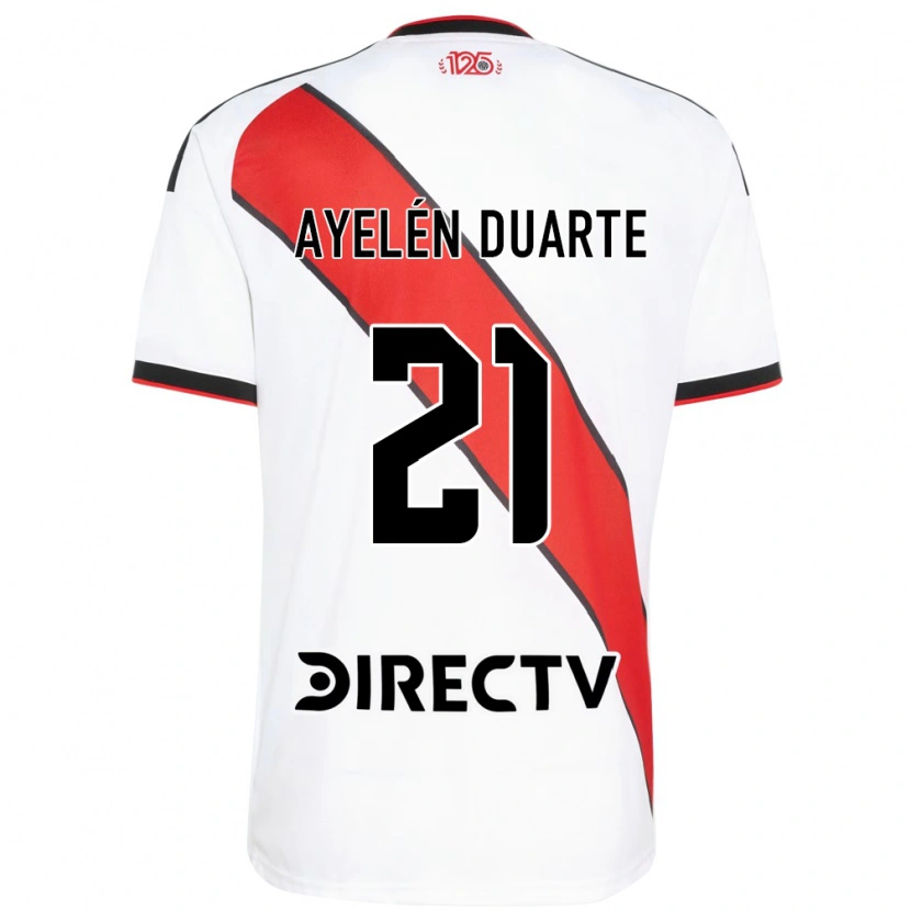 Danxen Mulher Camisola Camila Ayelén Duarte #21 Vermelho Branco Preto Principal 2026/27 Camisa Brasil